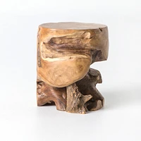 Solid Teak Stool (16") | West Elm