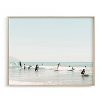 Surf School Framed Wall Art by Minted for West Elm |