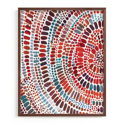 Fire Ripple Drop Framed Wall Art by Minted for West Elm |