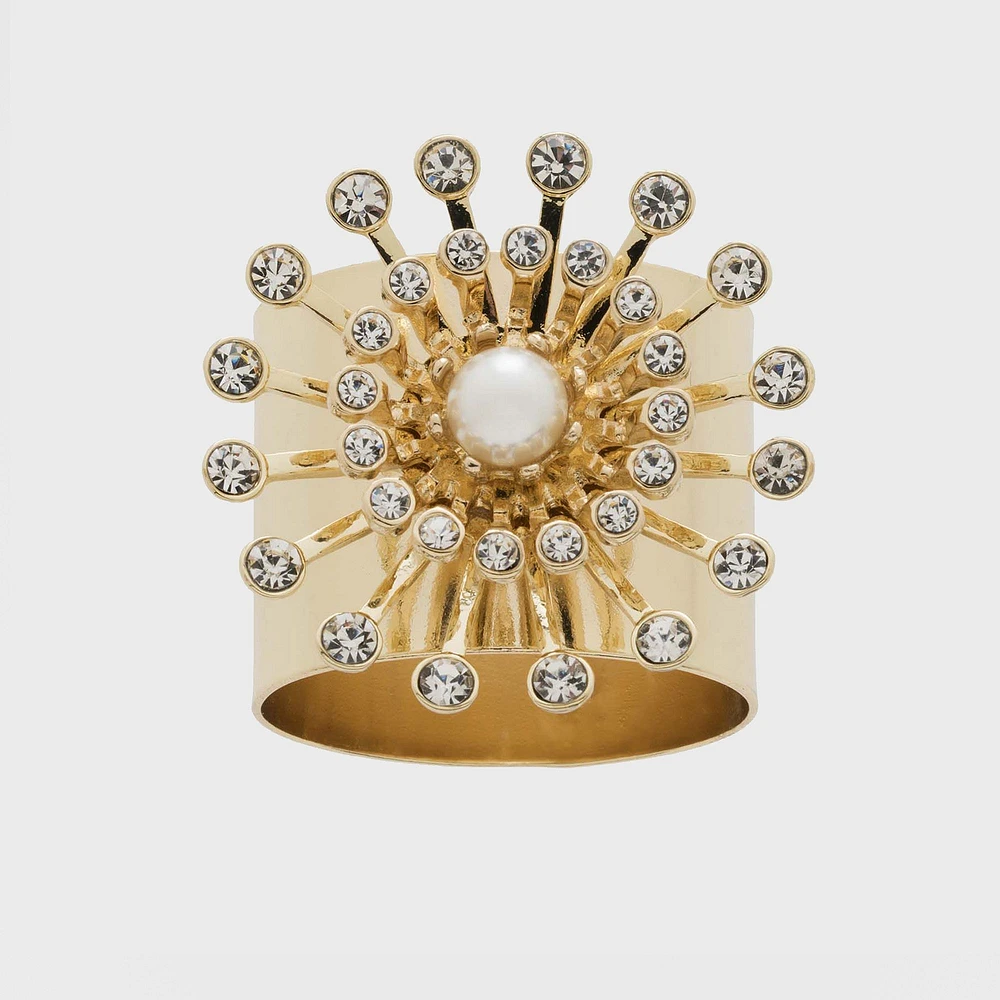 Joanna Buchanan Pearl Star Napkin Rings (Set of 2) | West Elm