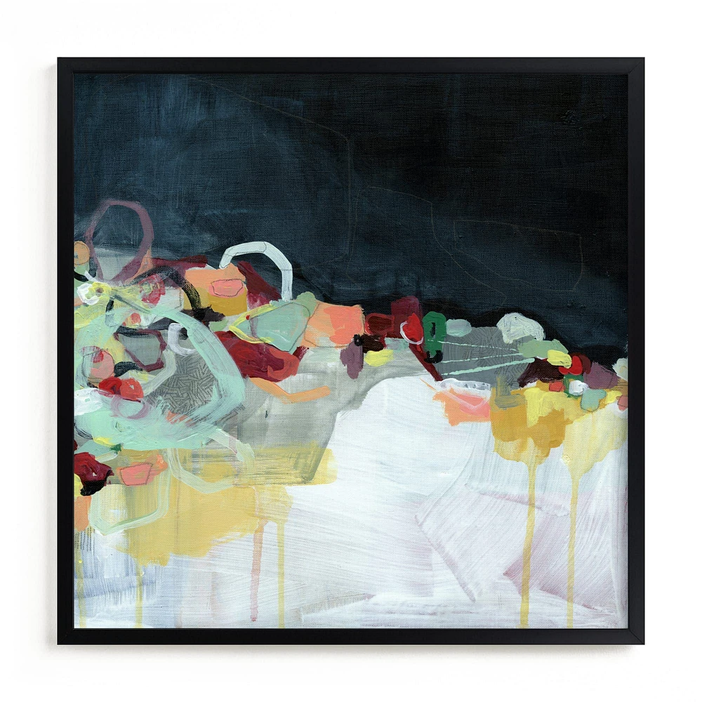 Abstract Landscape Framed Wall Art by Minted for West Elm |