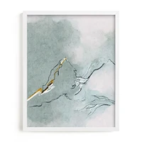 Limited Edition "Cloud Mountains" Framed Art by Minted for West Elm |