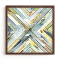 Angular Organic Framed Wall Art by Minted for West Elm |