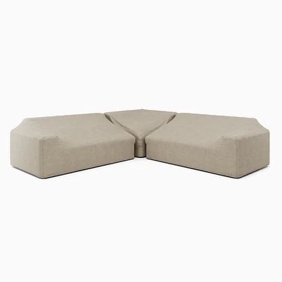 Westport Outdoor 3-Piece L-Shaped Sectional Protective Cover | West Elm