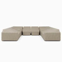 Westport Outdoor 6-Piece U-Shaped Sectional Protective Cover | West Elm