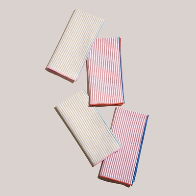 Atelier Saucier Carnival Stripe Napkins (Set of 4) | West Elm