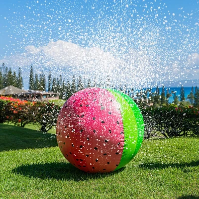 PoolCandy Inflatable Giant Watermelon Sprinkler | West Elm