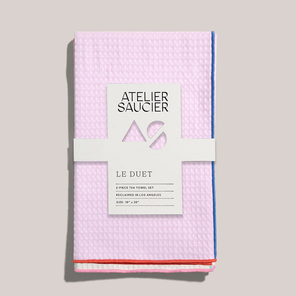 Atelier Saucier Sugar Rush Tea Towel (Set of 2) | West Elm