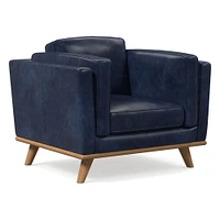 Zander Leather Chair | West Elm