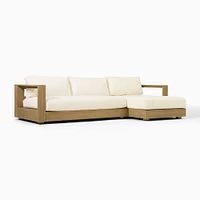 Telluride Outdoor 2-Piece Chaise Sectional (115") | West Elm