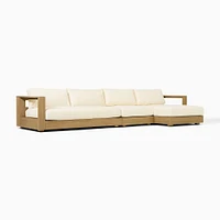 Telluride Outdoor 3-Piece Chaise Sectional (150") | West Elm