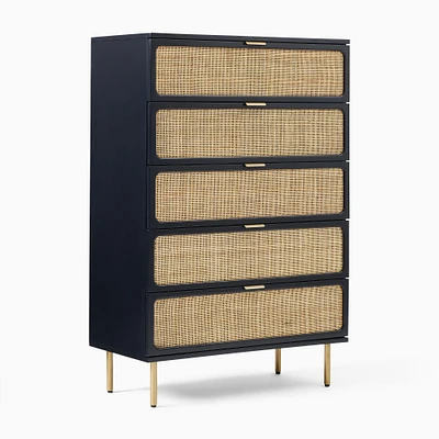 Ida Woven 5-Drawer Dresser (36") | West Elm