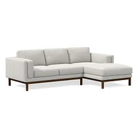 Dekalb 2 Piece Leather Sectional Sofa | With Chaise West Elm