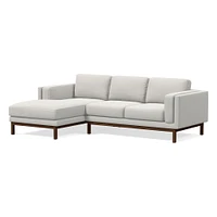 Dekalb 2 Piece Leather Sectional Sofa | With Chaise West Elm