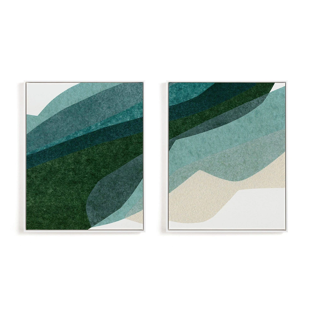 "Rippling Fields" Framed Art by Minted for West Elm |