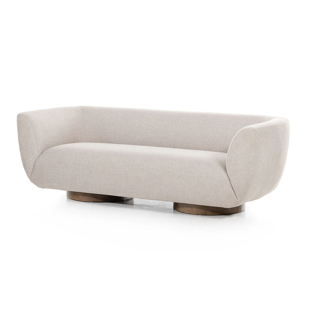 Harlyn Curved Pedestal Sofa (67"–87") | West Elm