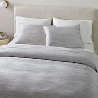 Silky TENCEL™ Striated Duvet Cover & Shams | West Elm