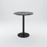 Orbit Bar Table - Faux Marble Round | West Elm