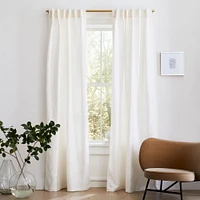 Linear Lattice Jacquard Curtain | West Elm