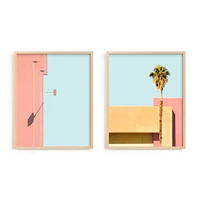 "Palm Springs - A Color Study" Framed Art by Minted for West Elm |