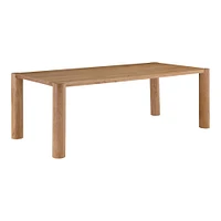 Column Legs Dining Table (76"–96") | West Elm