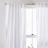 Sheer Crosshatch Curtain (Set of 2) | West Elm