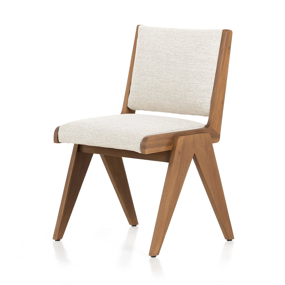 Teak A-Frame Outdoor Dining Chair | West Elm