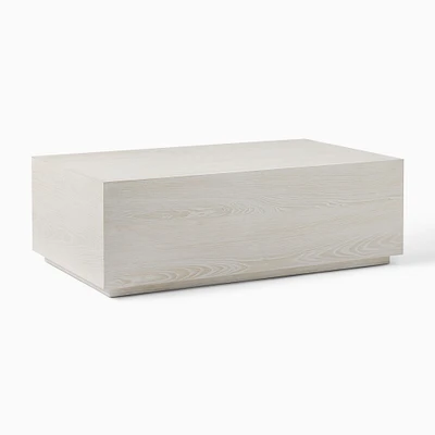 Volume Plinth Coffee Table - Wood | Media & Coffee Tables | West Elm