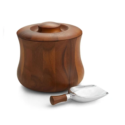 Nambe Nara Ice Bucket & Scoop | West Elm