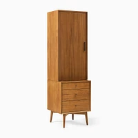 Mid-Century Narrow Hutch w/ Console (20.5") | West Elm