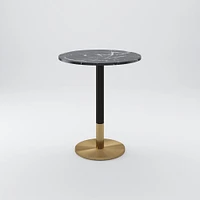 Orbit Bar Table - Faux Marble Round | West Elm