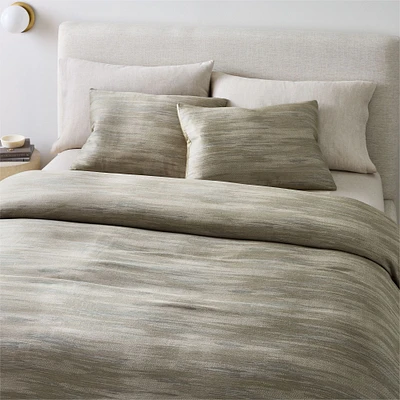 Silky TENCEL™ Striated Duvet Cover & Shams | West Elm