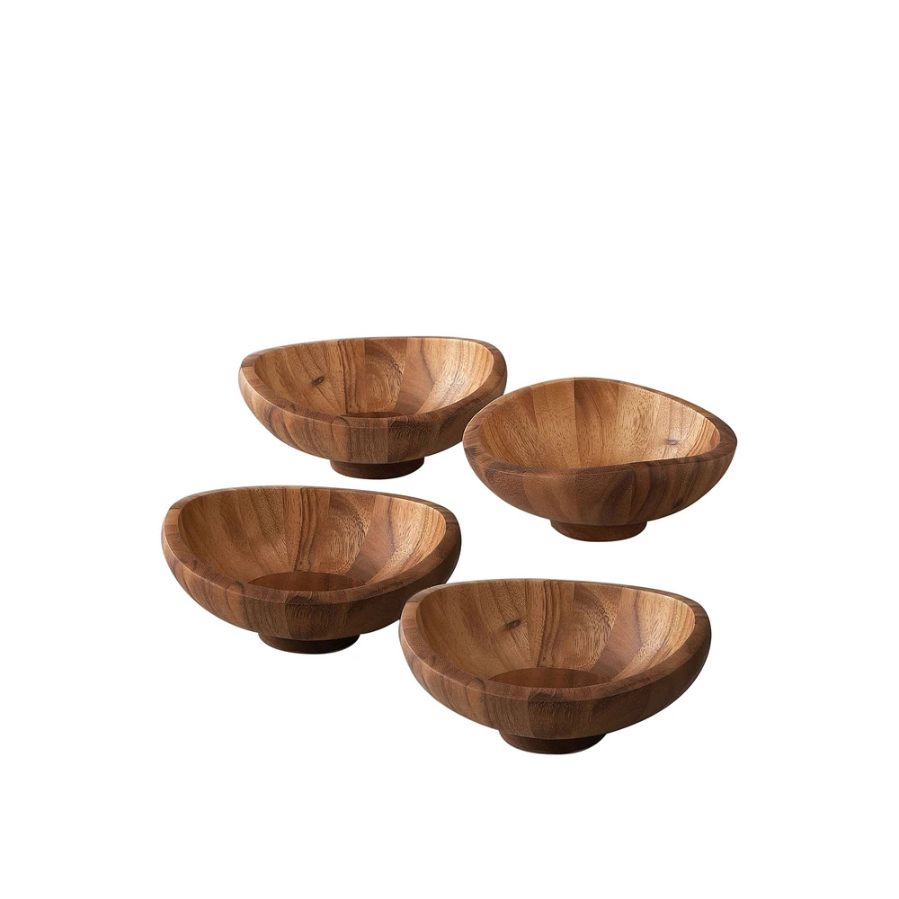 Nambe Butterfly Salad Bowls (Set of 4) | West Elm