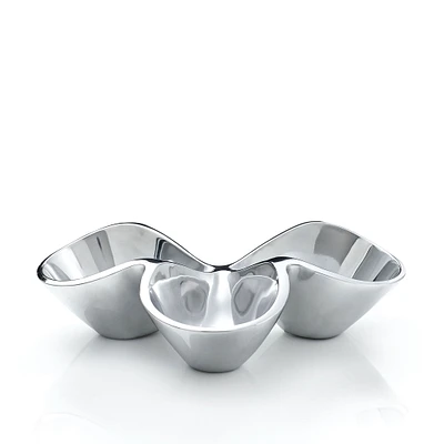 Nambe Bella Triple Condiment Server | West Elm