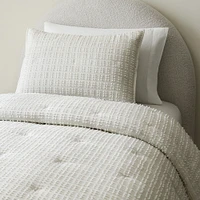 Rey Textured Comforter & Shams | West Elm