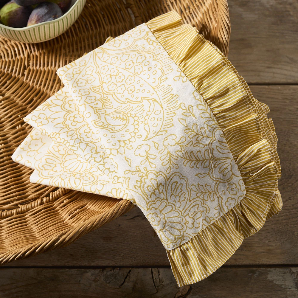 RHODE Garden Cotton Napkins | West Elm