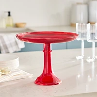 Estelle Colored Glass Cake Stand & Dome | West Elm