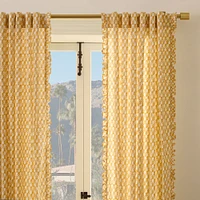 RHODE Thistle Ruffle Edge Curtain (Set of 2) | West Elm