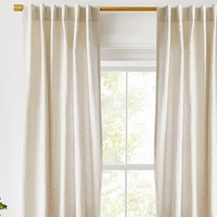 European Flax Linen Blackout Curtain | West Elm