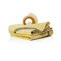 Gingham Kitchen Linen Tea Towels (Set of 2) | West Elm