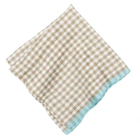 Gingham Linen Napkins (Set of 4) | West Elm