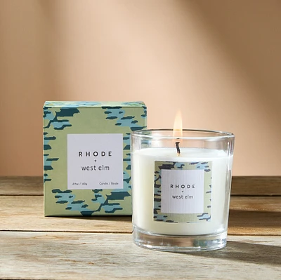 RHODE Boxed Candle - Thistle & Wildflowers | West Elm