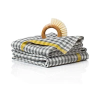 Gingham Kitchen Linen Tea Towels (Set of 2) | West Elm