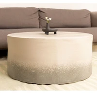 Patrick Cain Designs Manza Round Coffee Table (22"–34") | West Elm