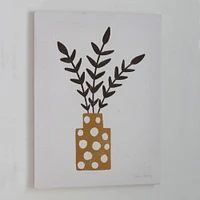 Pauline Stanley Studio Wall Art - Dotted Terracotta Vase | West Elm