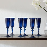 Estelle Colored Glass Regal Flute (Set of 6) | West Elm