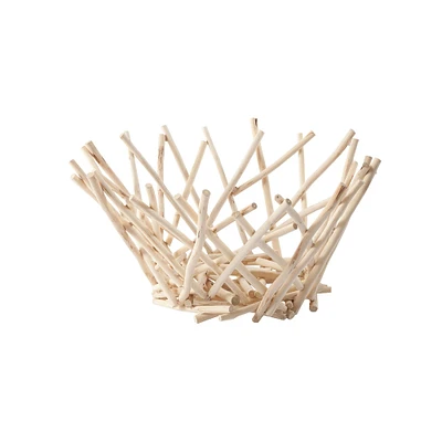 Tall Stick Sculpture Decorative Bowl | West Elm