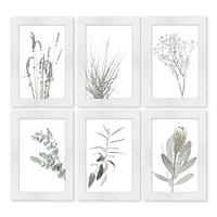 Soft Botanical Framed Wall Art | West Elm