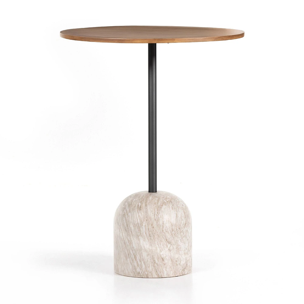 Modern Marble Round Bar & Counter Tables (32") | West Elm