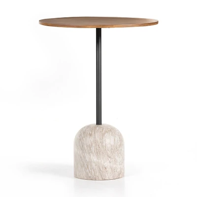 Modern Marble Round Bar & Counter Tables (32") | West Elm